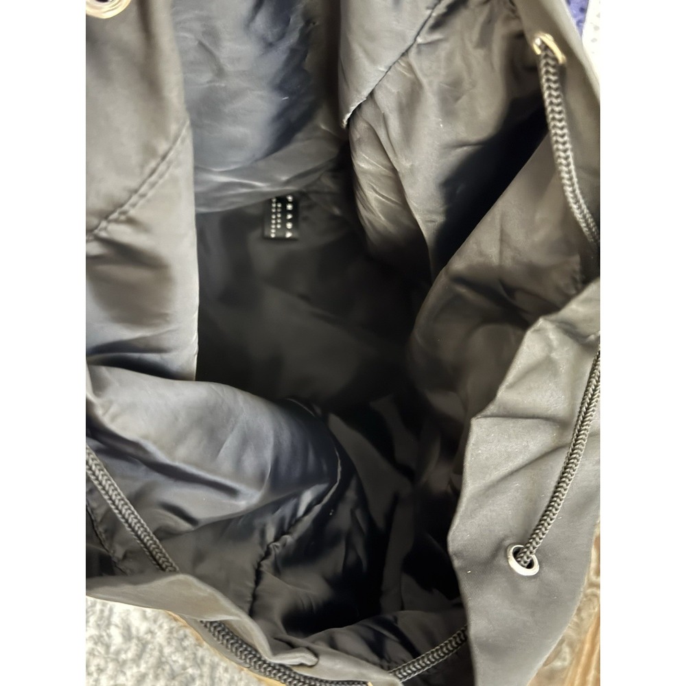Prada Luna Rossa Black Drawstring Pull String Bucket Sailing Bag Backpack - Picture 4 of 6